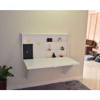 Mesa Home Office Escrivaninha Retrátil Branco - 8