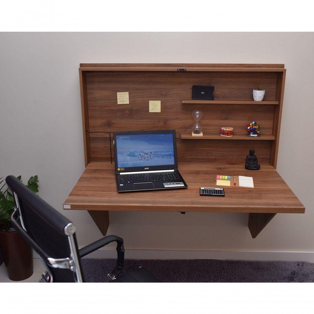 Mesa Home Office Escrivaninha Retrátil Noronha - 9