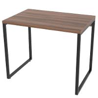 Mesa Para Escritório Estilo Industrial 90 Cm Nogal - 3
