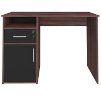 Mesa Para Escritório Escrivaninha Hall A02 Ipê Preto - 7