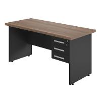 Mesa De Escritorio 1.6 Neom Noce Preto - 1