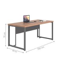 Mesa De Computador 1.8 Hook Noce Preto - 2