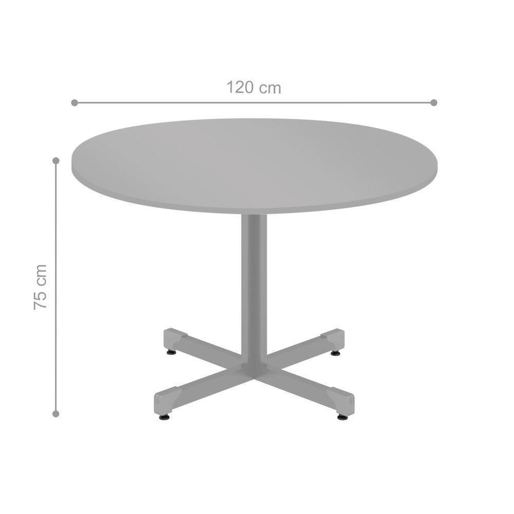 Mesa De Reunião 1.2 Red Cinza - 2