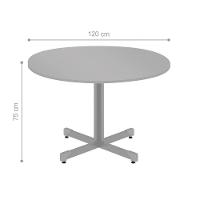 Mesa De Reunião 1.2 Red Cinza - 3