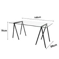 Mesa De Escritório Cavalete Itaim Preto New Green - 2