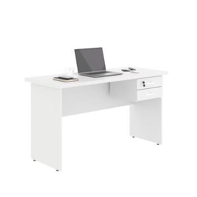 Escrivaninha Com Gavetas 1.20 Plate Branco