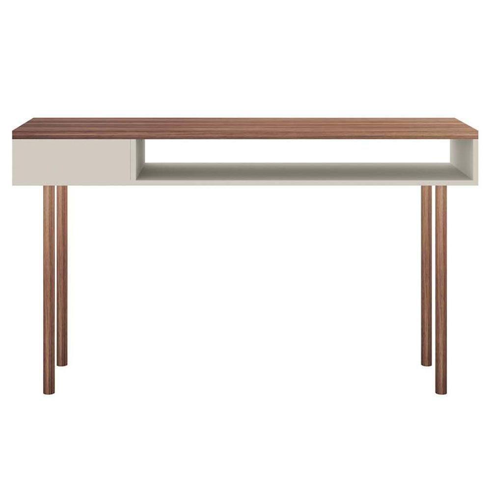 Mesa Para Computador Escrivaninha Marrom Multi Caemmun - 5