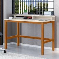 Escrivaninha Vex Com 2 Nichos Off White Nature - 1