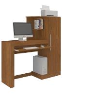 Escrivaninha Com Armário 1 Porta Com Chave Aroeira Jcm Movelaria Cinamomo - 1