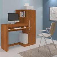 Escrivaninha Com Armário 1 Porta Com Chave Aroeira Jcm Movelaria Cinamomo - 2