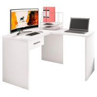 Mesa Escrivaninha Parati L01 Com Extensor E 1 Gaveta - Amarena Móveis Cor Branco - 11