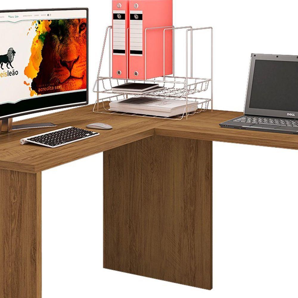 Mesa Escrivaninha Parati L01 Com Extensor - Doce Sonho Móveis Cor Freijó - 5