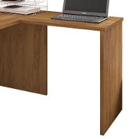 Mesa Escrivaninha Parati L01 Com Extensor - Doce Sonho Móveis Cor Freijó