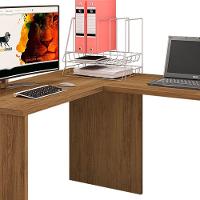 Mesa Escrivaninha Parati L01 Com Extensor - Doce Sonho Móveis Cor Freijó - 5