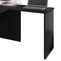Mesa Escrivaninha Parati L01 Com Extensor - Doce Sonho Móveis Cor Preto - 2