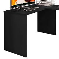 Mesa Escrivaninha Parati L01 Com Extensor - Doce Sonho Móveis Cor Preto