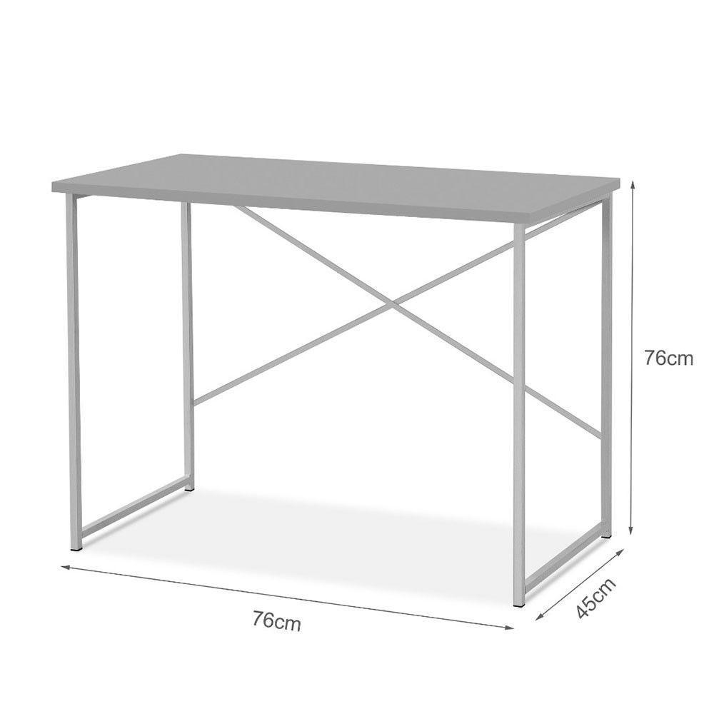 Mesa Escrivaninha Para Estudo Office 0,76 Cm Miami Imbuia/ Preto - 2