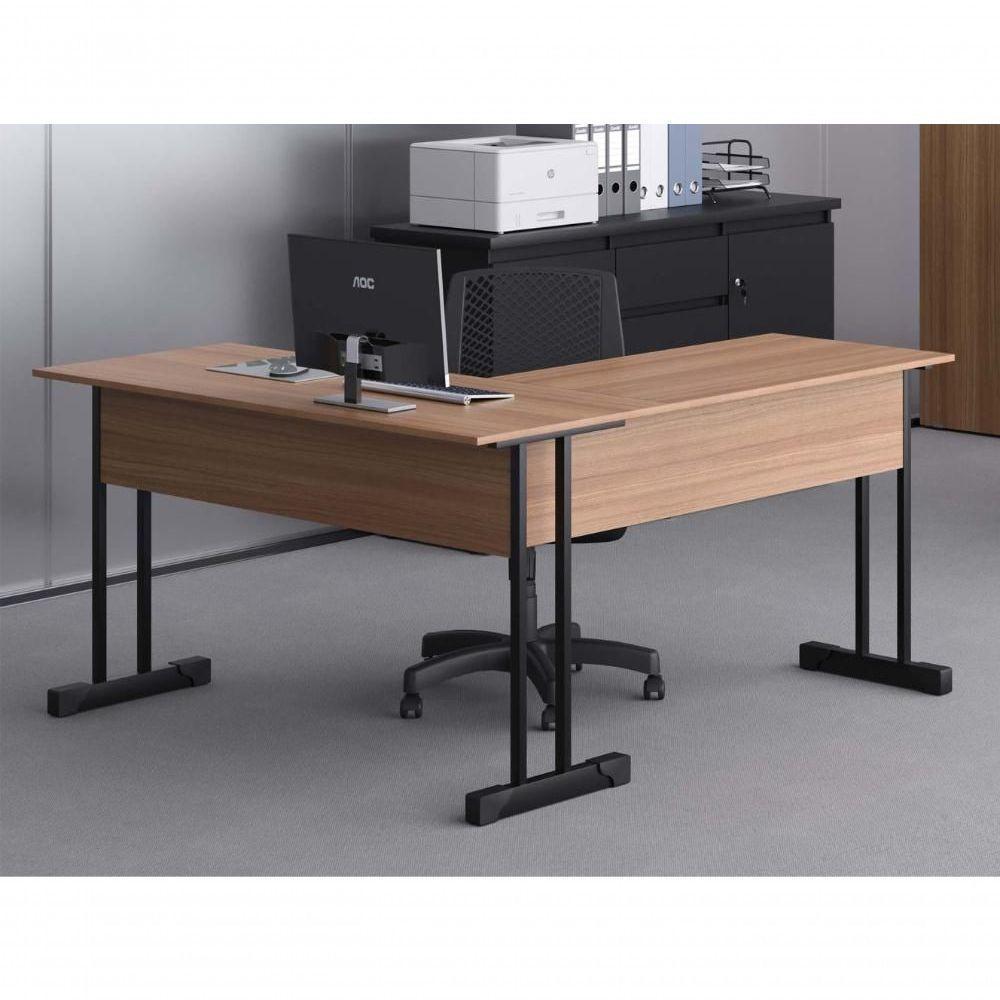 Escrivaninha Para Compuatdor L Com 2 Gavetas Range Montana - 2