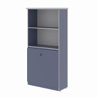 Mesa De Computador E Armario Japão Azul - 5