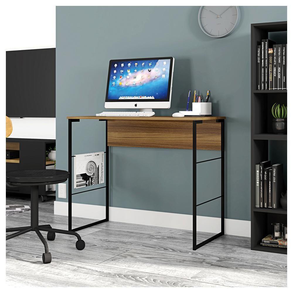 Mesa De Estudo Computador Escritório Fabrick 90 Cm Caemmun - 4