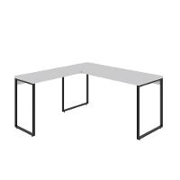 Mesa Em L Diretor 150X150X75Cm Branco Chess / Est.Preta - 3