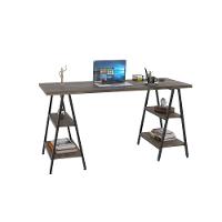 Mesa Cavalete 150X60X75Cm Carvalho Dark/Est.Preta - 2