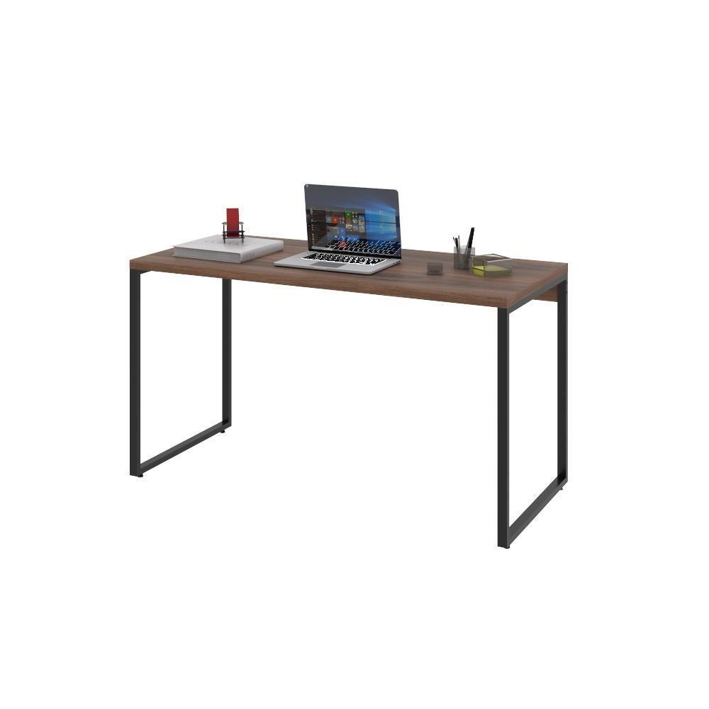 Mesa Office 135X60X75Cm Nogal / Est.Preta Nogal / Est.Preta - 3