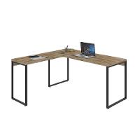 Mesa Em L Diretor 150X150X75cm Carvalho/Est.Preta - 2