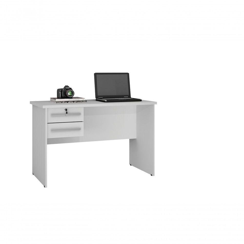 Escrivaninha Mesa Para Computador Byte 2 Gavetas Com Chave - 1