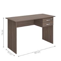 Mesa De Computador Com Gaveteiro 1200 Faucet Affara - 2