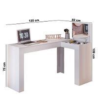 Escrivaninha Penteadeira Tânia c/Nicho 135 Bran-D'Rossi - 2