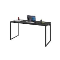 Mesa Office 150X60X75Cm Preto Ônix Estrutura Preta - 1