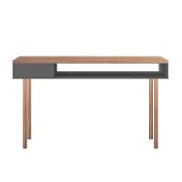 Mesa Para Computador Escrivaninha Multi Cinza Caemmun - 5