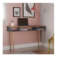 Mesa Para Computador Escrivaninha Multi Cinza Caemmun - 8