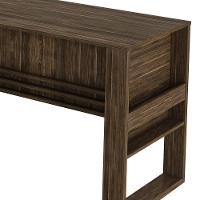 Mesa Com Aplique Escritório Home Office Me4146 Mdp Nogal - 5