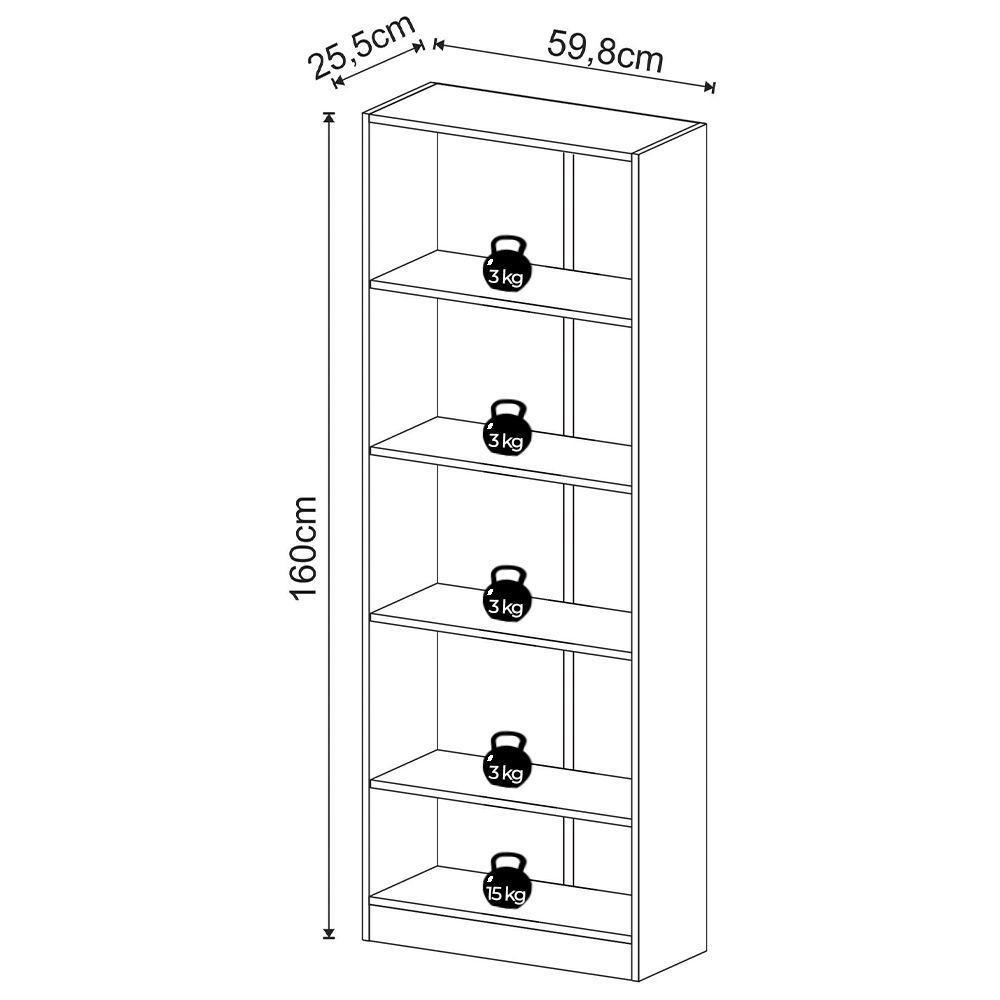 Mesa E Armário Para Escritório Cool Mdp Preto/Vermelho - 9
