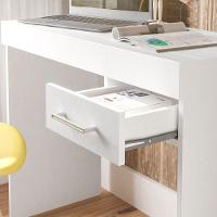 Escrivaninha P/ Notebook Cooler Branco Com 1 Gaveta - 3