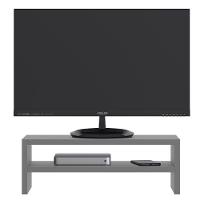 Kit 03 Suportes Stand Para Monitores Mesa Escritório Home Office Lap L03 Cinza - 8