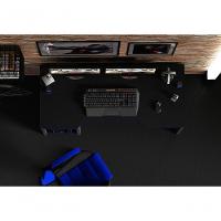Mesa Para Computador Gamer Me4152 Preto Azul Preto Azul - 3