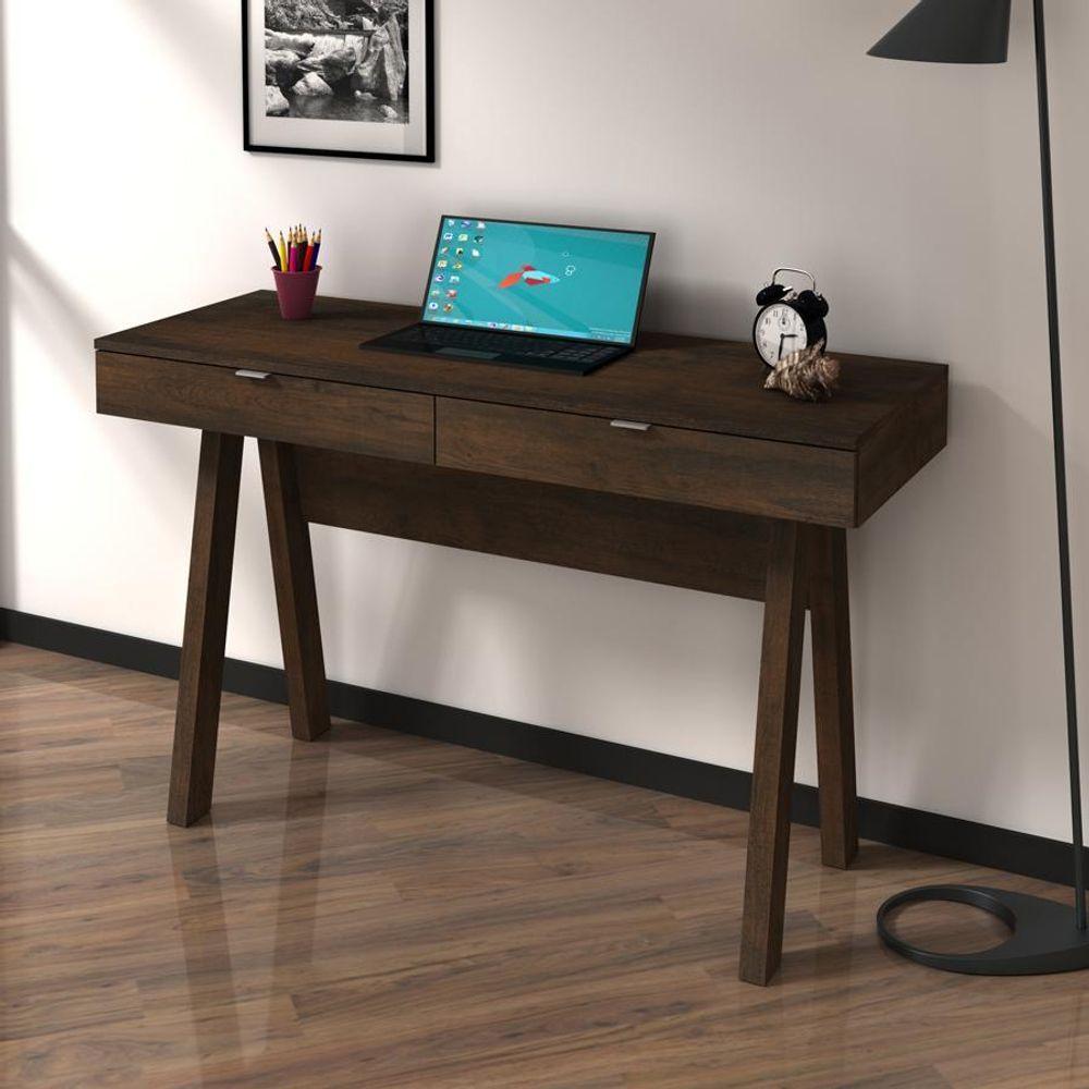 Mesa Para Computador / Escritorio Me4128 Rustico Rustico - 2