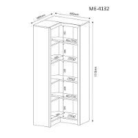 Conjunto Escritorio Completo 4 Peças Cj7 Branco Branco - 7