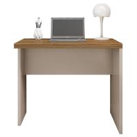 Mesa De Computador Escritório Studio Marrom Bege - Caemmun - 1