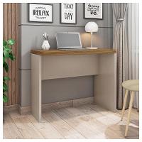 Mesa De Computador Escritório Studio Marrom Bege - Caemmun