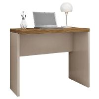 Mesa De Computador Escritório Studio Marrom Bege - Caemmun - 6