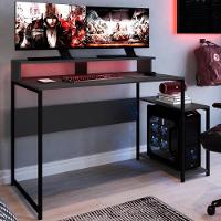 Mesa Para Computador Gamer Ryze 4500 Preto Grafite - 7