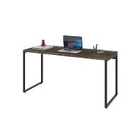 Mesa Office 150X60X75Cm Carvalho Dark Estrutura Preta - 1