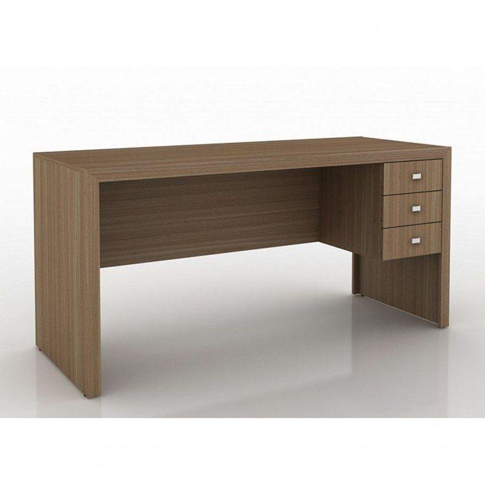 Mesa Para Escritório Home Office Me4113 Mdp Amendoa - 1