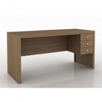 Mesa Para Escritório Home Office Me4113 Mdp Amendoa - 1