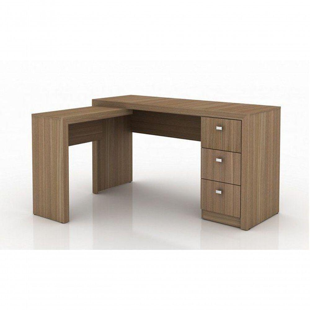 Mesa Para Escritório Home Office Me4101 Mdp Amendoa - 1