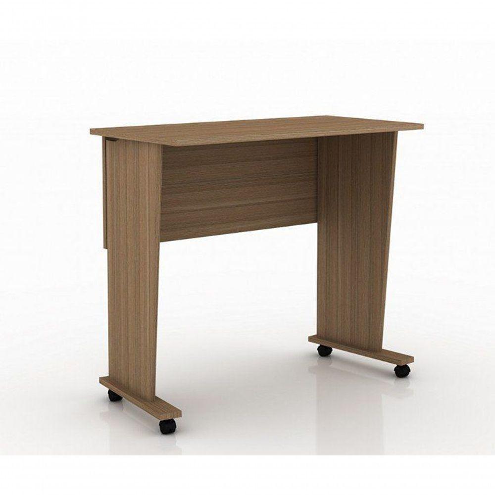 Mesa Com Rodizio Para Escritório Me4117 Mdp Amendoa - 1